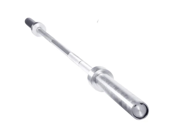 BOC003 Barra Crossfit, 2Mts,15kgs,1000&,Agarre 25mm Plata - Imagen 1