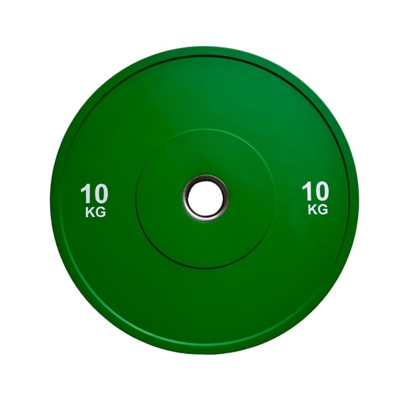 DOB3C010 Disco Olimpico Bumper 3.0 Color 10 kgs Verde - Imagen 1