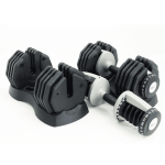 Adjustable Rubber Dumbbell 25KG UNID - Imagen 2